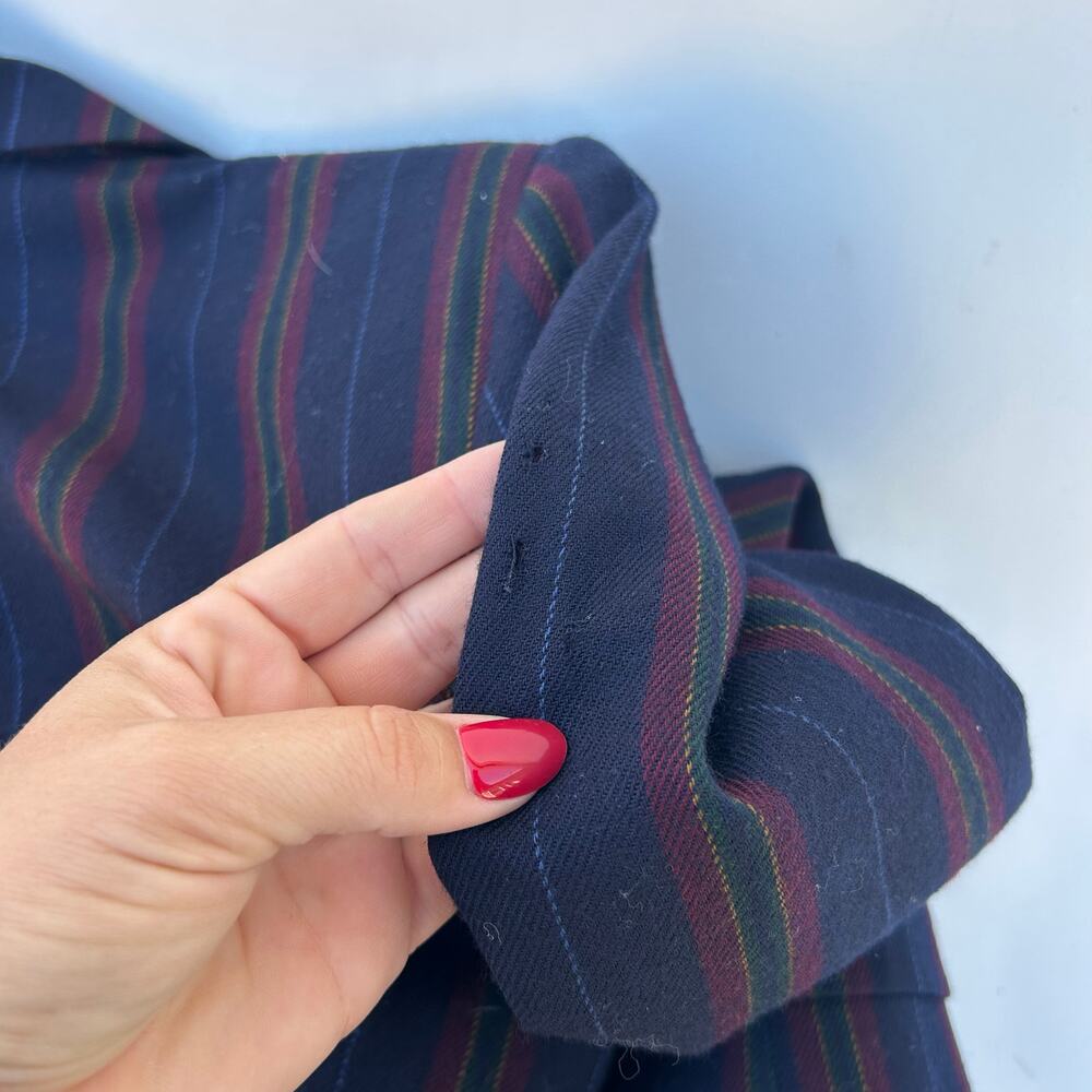 Vintage Ralph Lauren Crest Tailored Blazer Wool Preppy Grandpa Size 6 Menswear - Picture 7 of 13